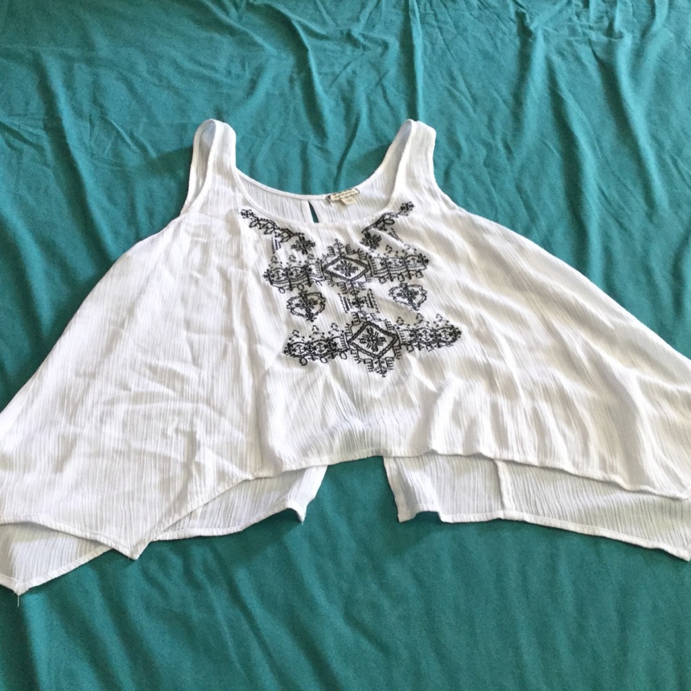 Black and white tank